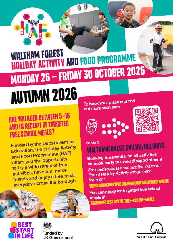 Waltham Forest Holiday Activity and Food Programme